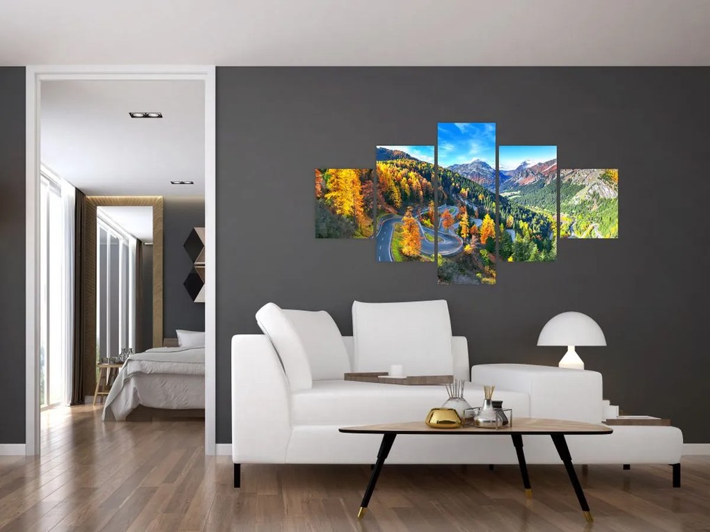 Obraz - Przełęcz Malajska (125x70 cm)