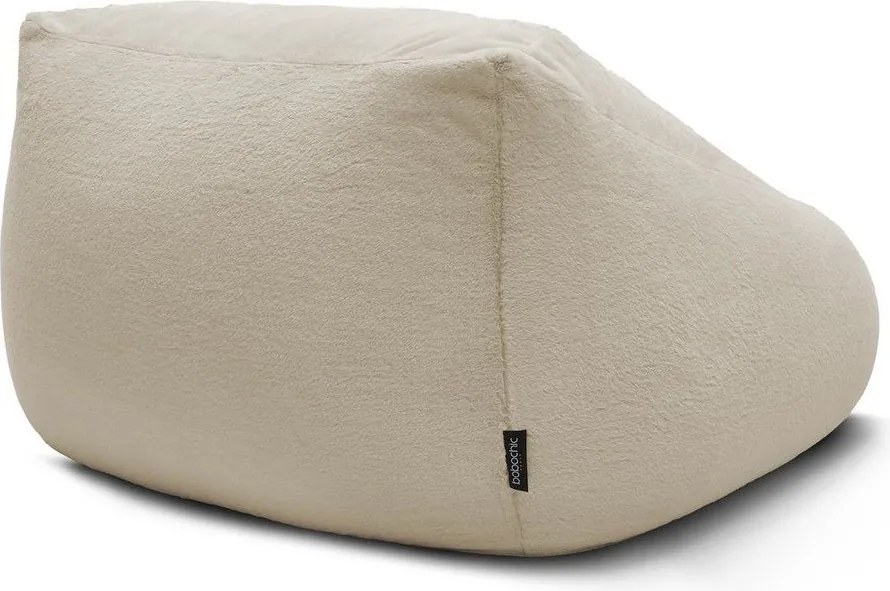 Beżowy worek do siedzenia z imitacji futra Lilibet – Bobochic Paris