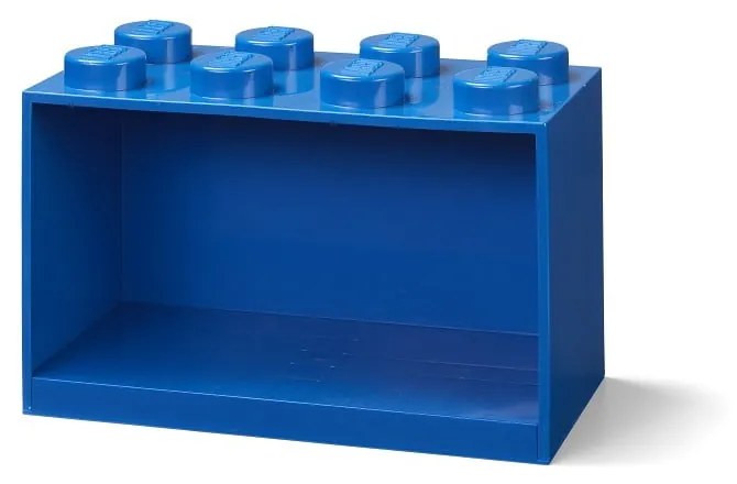 Dziecięca niebieska półka ścienna LEGO® Brick 8