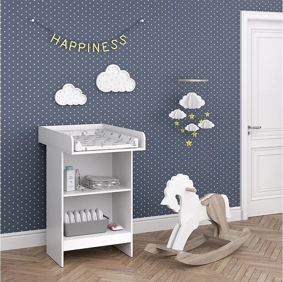 Przewijak dla dziecka biały 60x88x103 leo