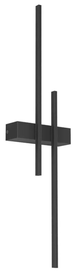 Redo 01-2747 - Kinkiet LED TANGENT LED/13W/230V CRI 90 czarny