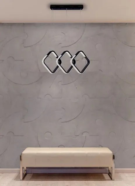 Potrójna lampa wisząca glamour - 6X S859 Z7-D89