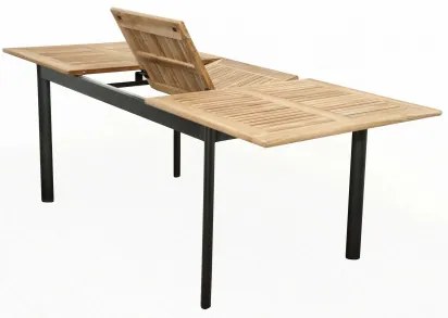 CONCEPT YELMO FSC 6+1 - zestaw sof ogrodowych (aluminium/dąb)