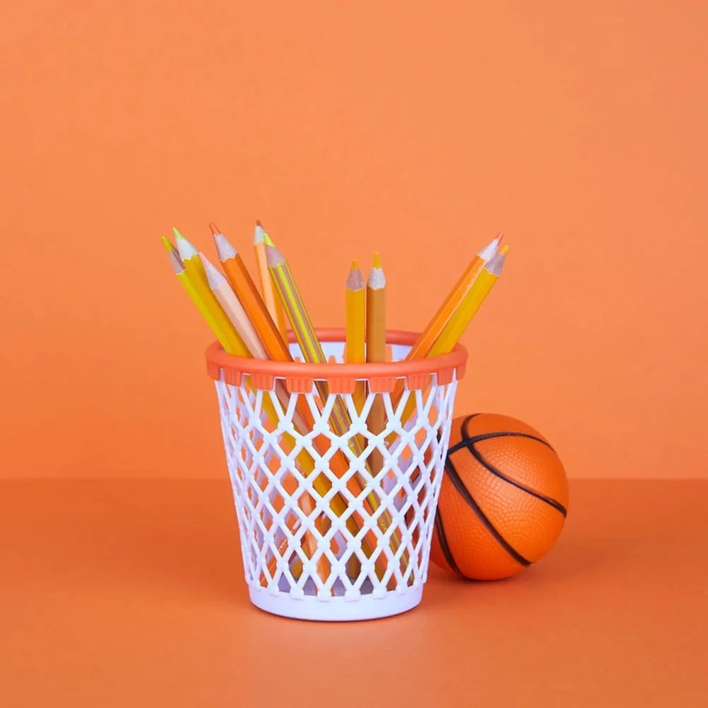 Plastikowy organizer na artykuły papiernicze Basket – Balvi