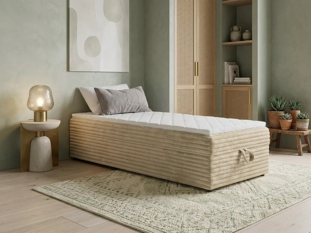 Łóżko kontynentalne Hawana Mini 2 - Powierzchnia spania: 95x185 cm