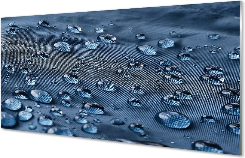 Szklany Panel Mikroświat Kropli Wody