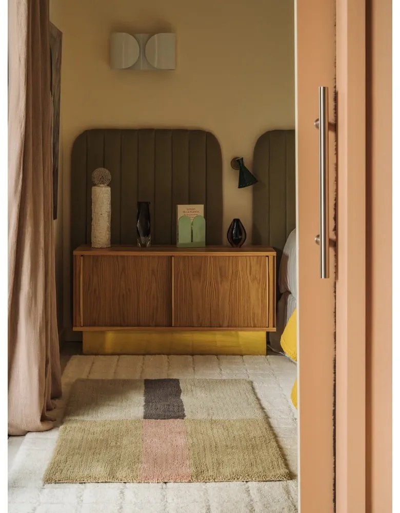 Wełniany dywan tkany ręcznie 80x140 cm Chroma Dusty Pink – Lorena Canals