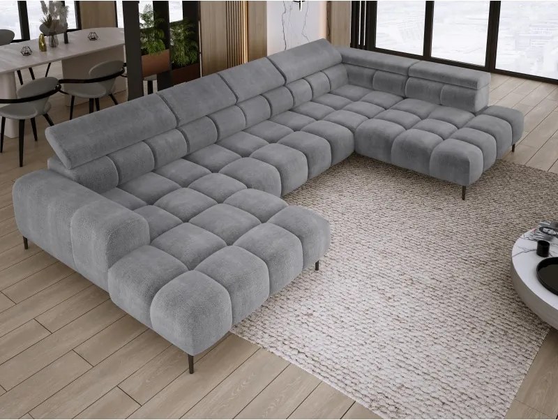 Narożnik PLAZA XL z elektryczną regulacją siedziska WERSAL