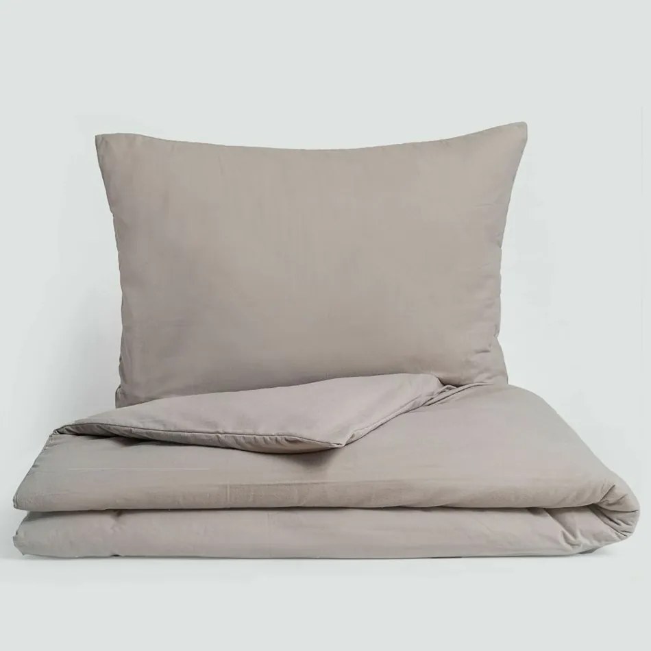 Kvalitex Pościel flanelowa beżowy, 140 x 200 cm, 70 x 90 cm, 140 x 200 cm, 70 x 90 cm