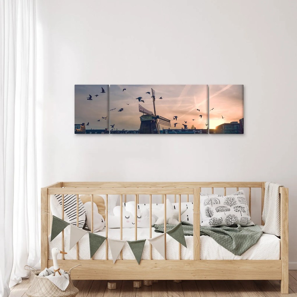 Obraz wiatraka (170x50 cm)