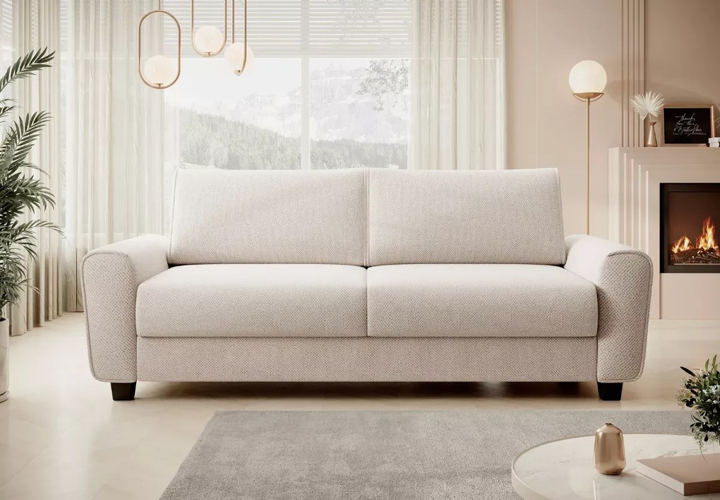 Kanapa Capri z włoskim systemem rapid - nowoczesna sofa z funkcją spania codziennego