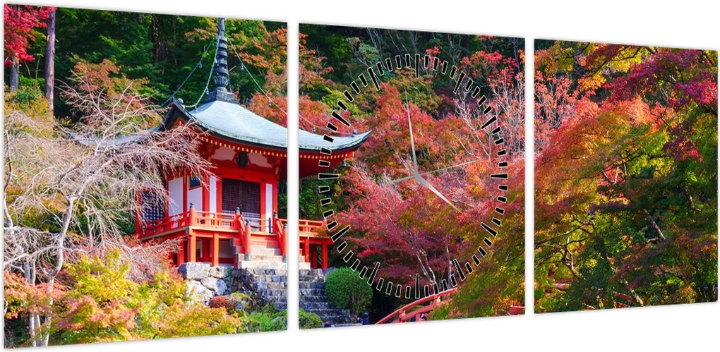 Obraz - Daigodji (z zegarem) (90x30 cm)