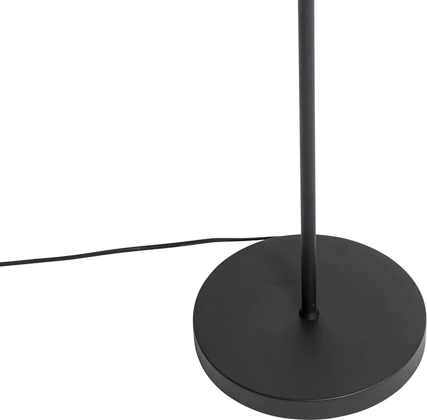 Inteligentna lampa stojąca czarna ze złotem, w tym 2 Wi-Fi A60 - Stijn