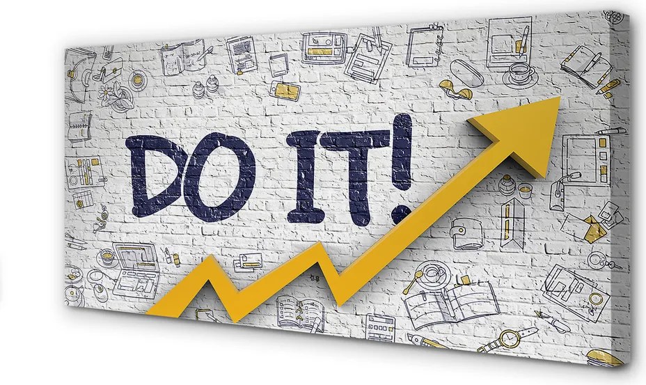 Fotoobraz na płótnie Motywacja: Napis "Do It"