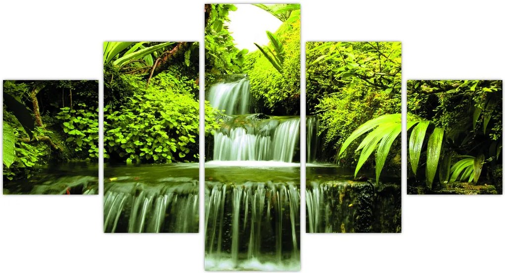 Obraz - Indonezyjskie wodospady (125x70 cm)