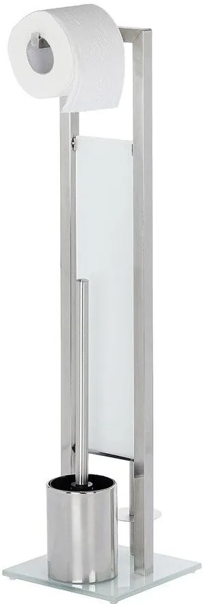 Stojak na papier toaletowy i szczotkę do WC, RIVALTA - 3 w 1, WENKO