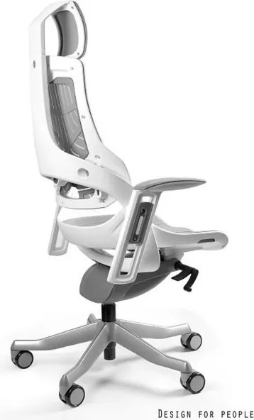 Fotel ergonomiczny Wau Elastomer, zgodny z normą BHP