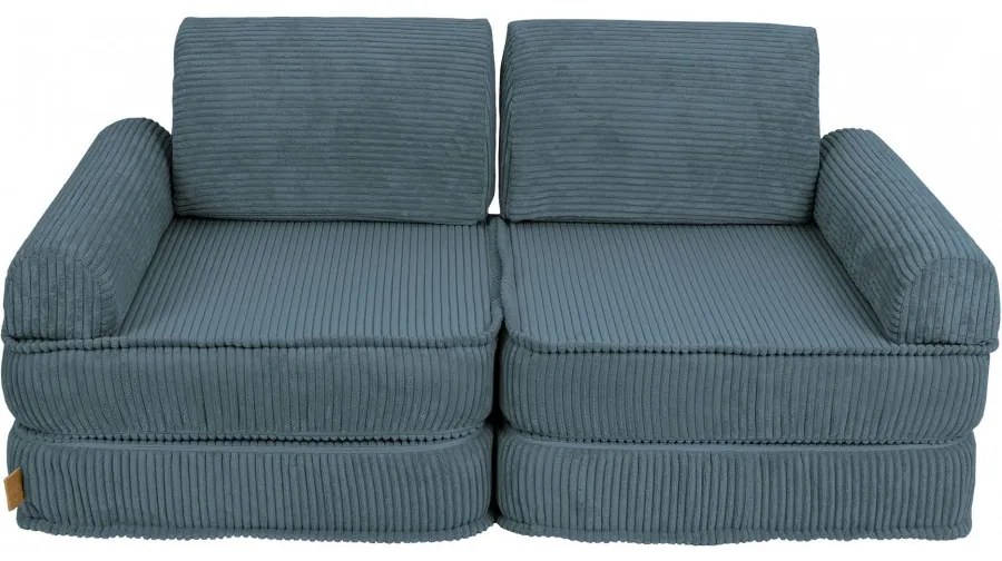 Pocket sofa plus aesthetic turkusowa - meowbaby®