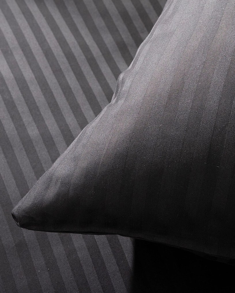 Pościel z satyny żakardowej Midnight Shadow 160x200 cm