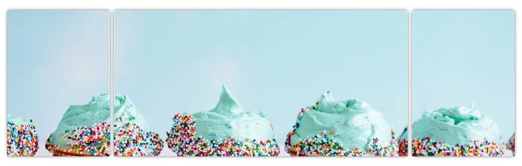 Obraz cupcakes (170x50 cm)