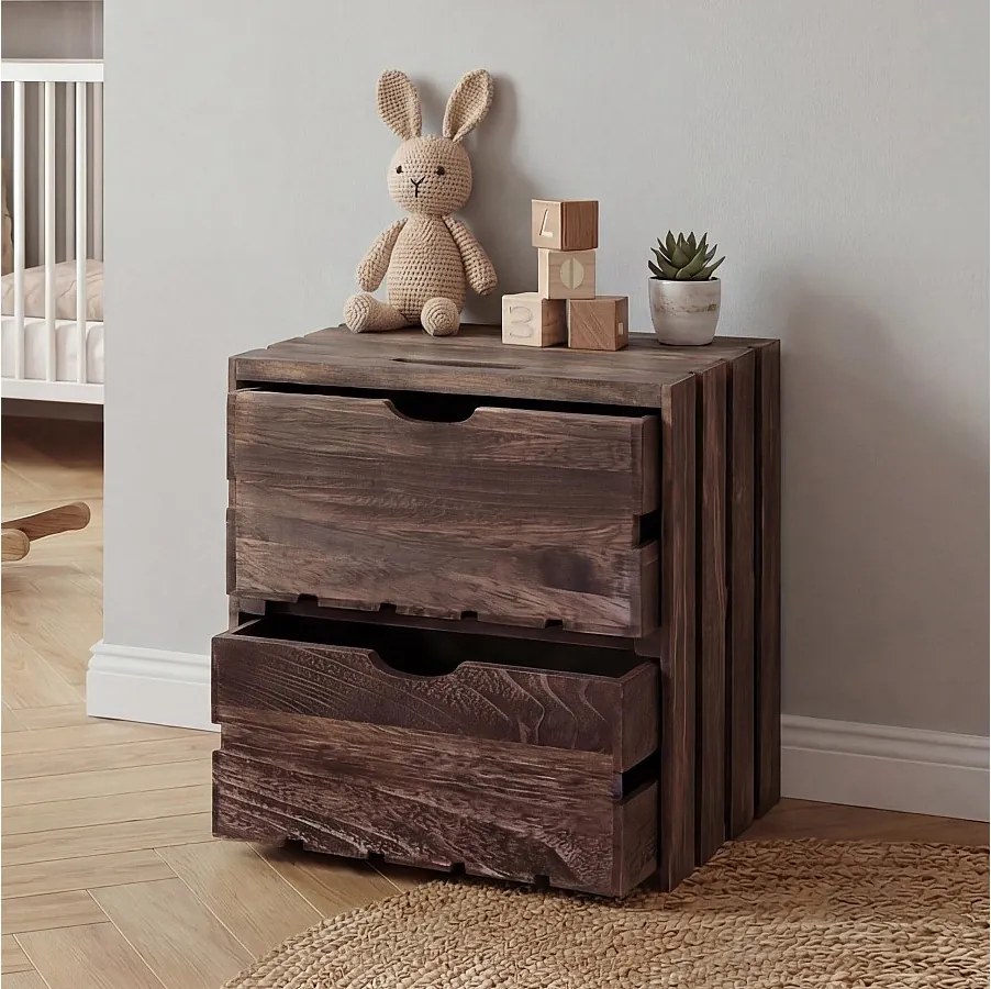 Komoda MCW-C62,  brązowa