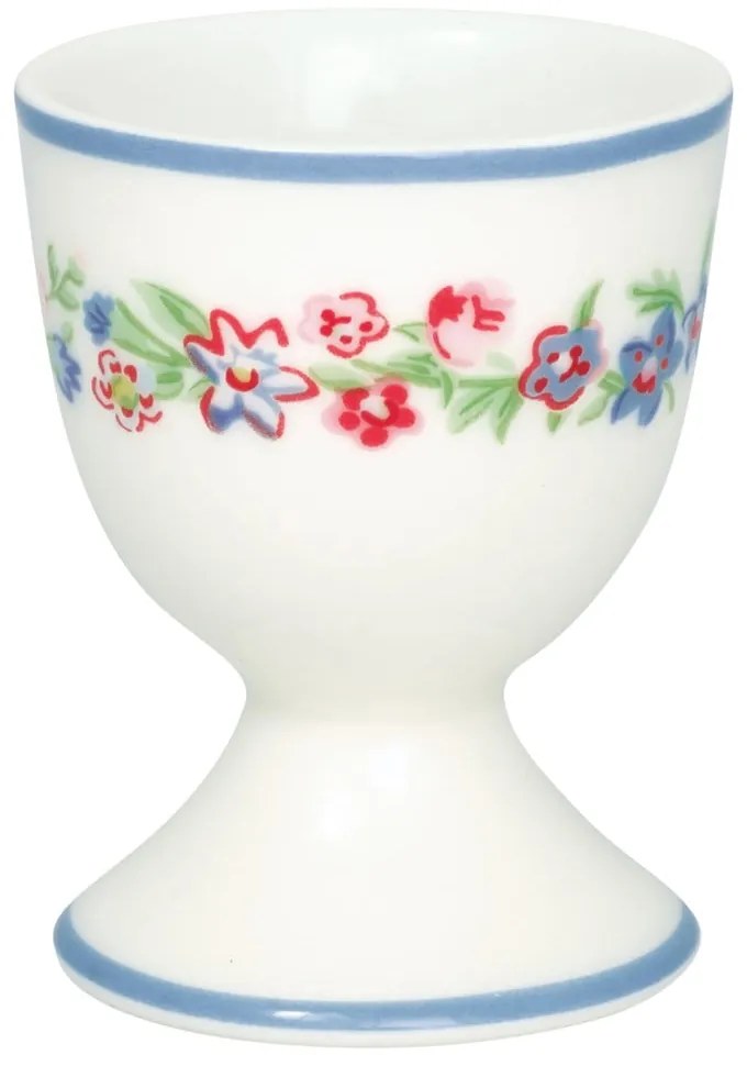 Porcelanowy kieliszek na jajko Green Gate Ailis