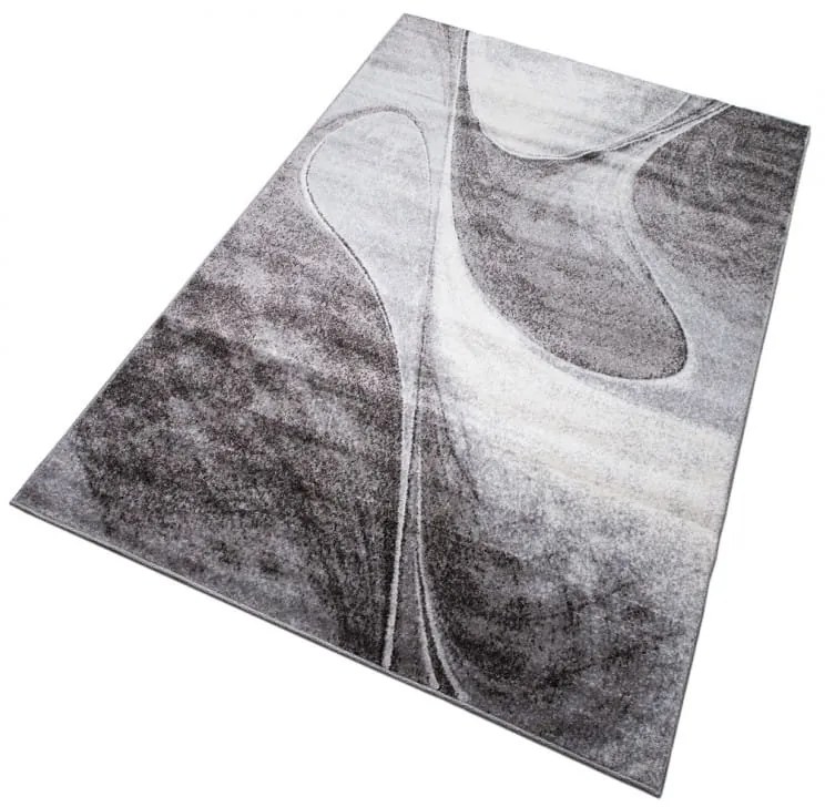 Dywan nowoczesny Perlage Geometria szary 120 cm x 170 cm
