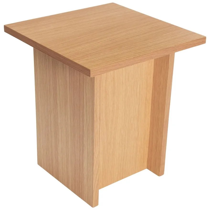 Stolik w dekorze dębu 35x35 cm Straight – Hübsch