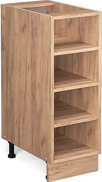 Półka kuchenna złoty dąb energetyczny 30x50x82 fame-line