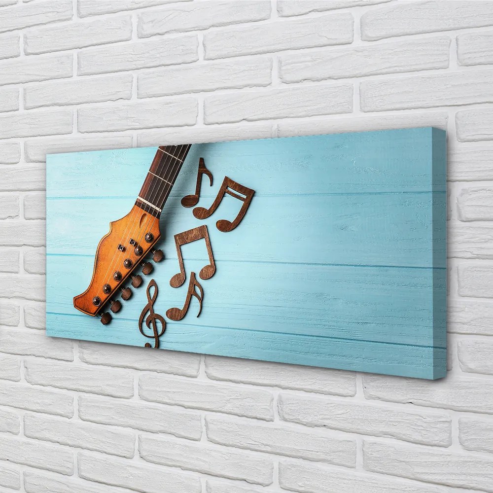 Fotoobraz na płótnie Akordy Zapisaną Nutą