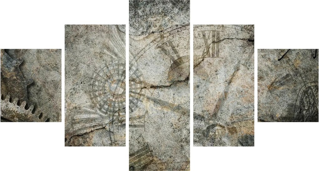 Obraz - Upływ czasu (125x70 cm)