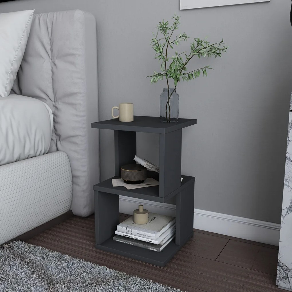 Stolik nocny Carter Anthracite