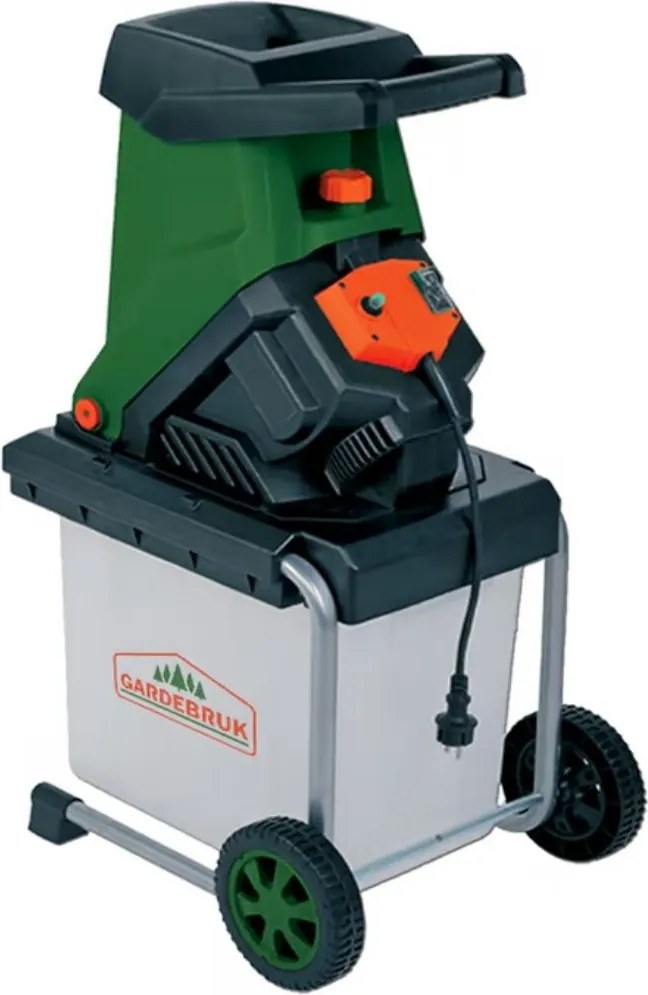 Rozdrabniacz do gałęzi CHIP z pojemnikiem 50 l, 3100W czarno/zielony Gardebruk