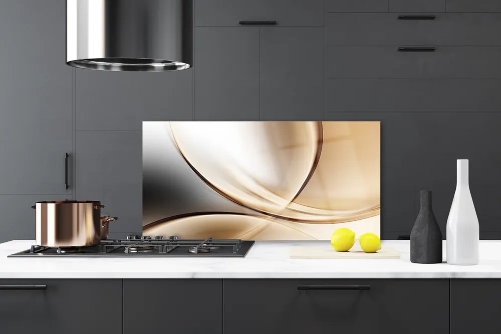 Panel nad blat kuchenny Dynamiczna Abstrakcja Nowoczesna