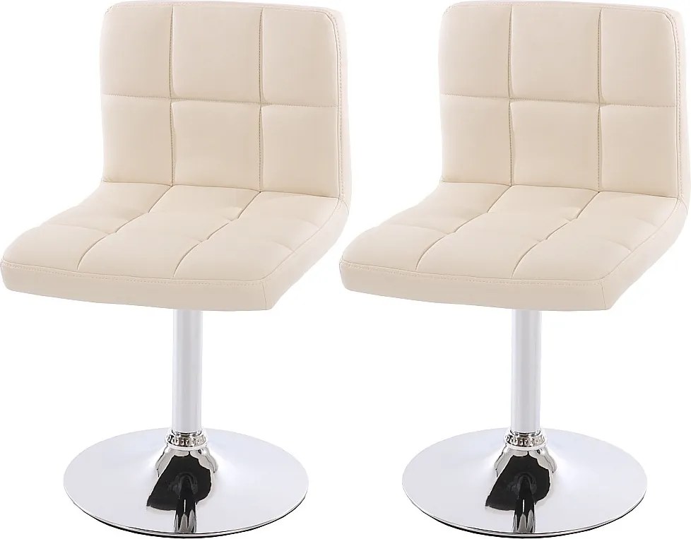 Krzesło do jadalni Cadiz (zestaw 2 sztuk),  kremowy