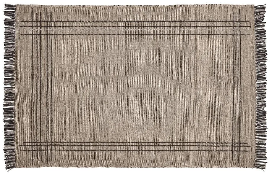 Jasnobrązowy dywan wełniany 160x230 cm Eneo – Kave Home