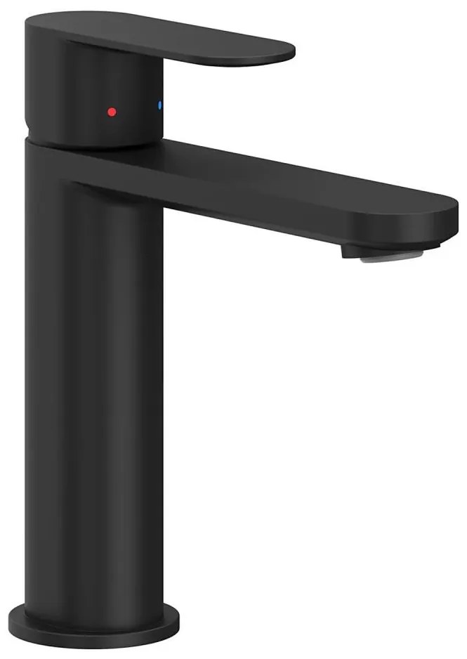 Ravak X070458 - Bateria umywalkowa CHROME 17,7 cm czarna