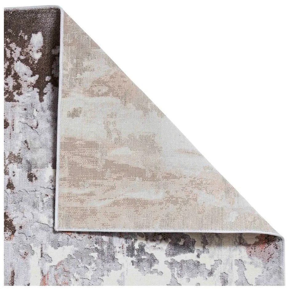 Szaro-różowy dywan Think Rugs Apollo, 160x220 cm