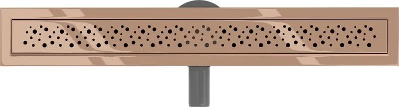 Mexen Flat 360° M12 odpływ liniowy obrotowy 50 cm, różowe złoto - 1621050-40