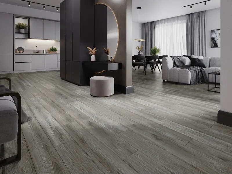 Mexen Claremont próbka paneli winylowych SPC 6,5 mm, podkład IXPE 1,5 mm, 4 V-Fuga, Dąb - F1039-S