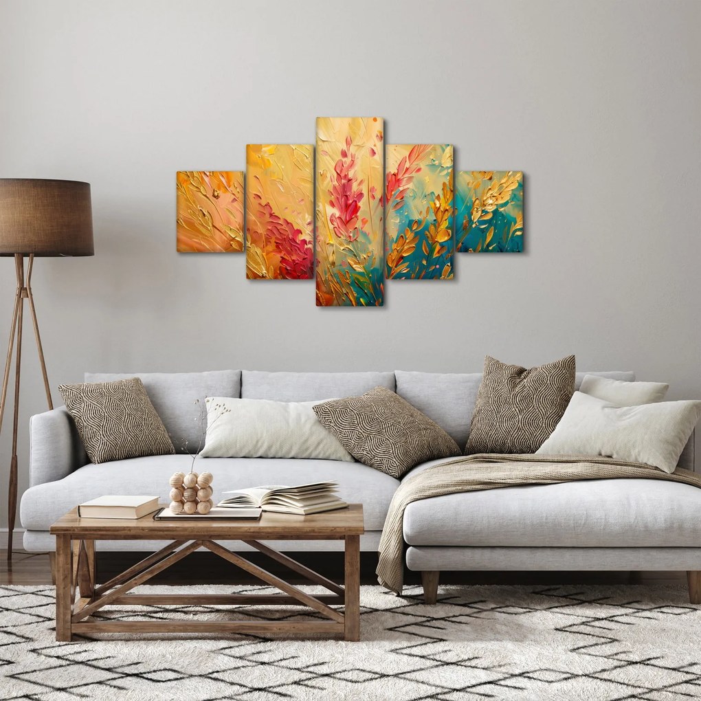 Obraz - Malowanie pola (125x70 cm)