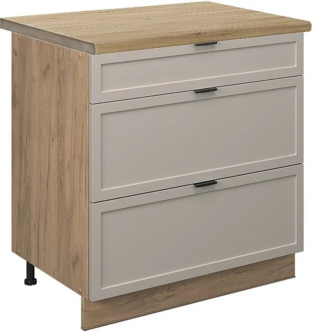 Szafka dolna do kuchni greybeige 80x60x82 fame-line