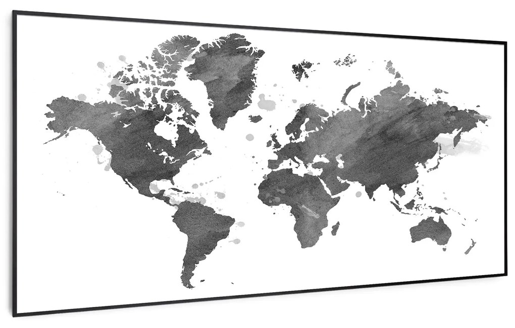Klarstein Wonderwall Art Smart 700W 60x120cm Obraz na podczerwień Czarna mapa