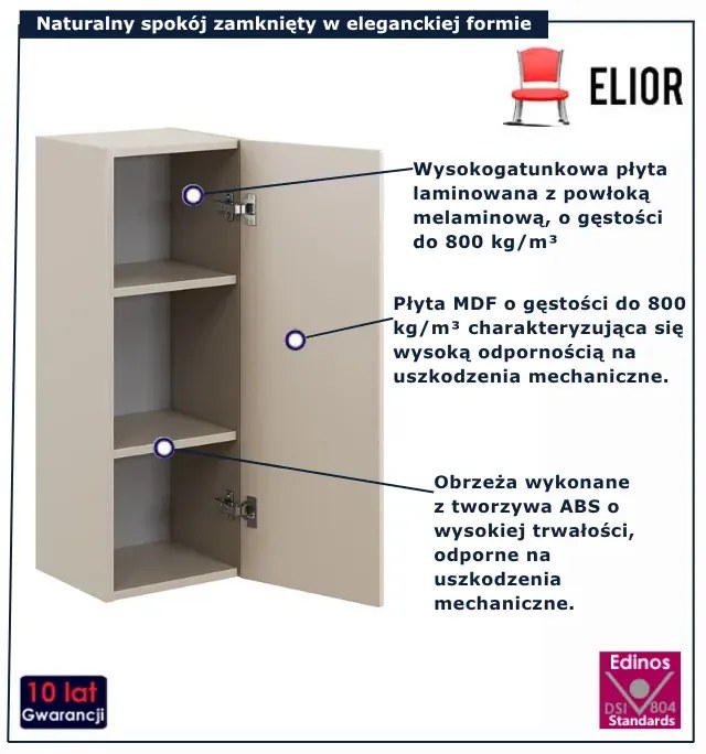 Kaszmirowy wiszący półsłupek łazienkowy L3-D18