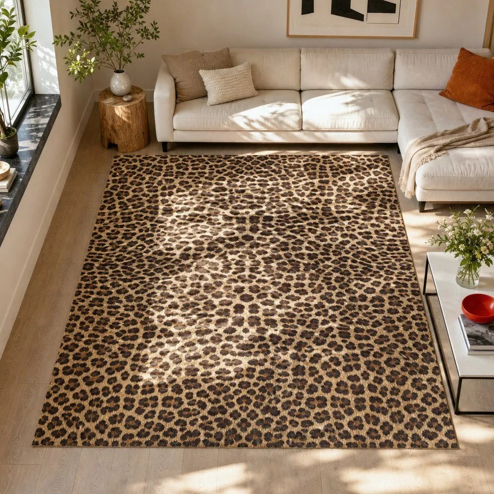 Chodnik Universal Ricci Leopard, 52x100 cm
