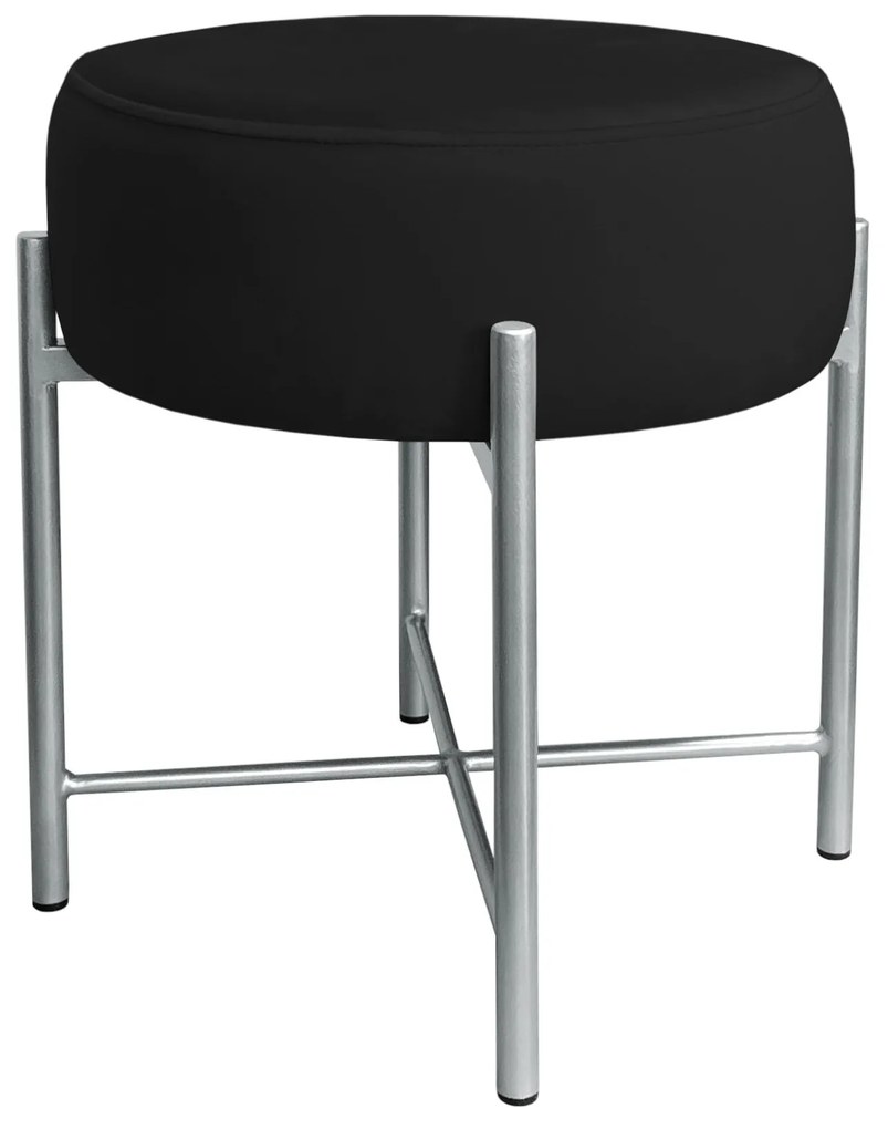 Taboret Pola noga metalowa szara MG19