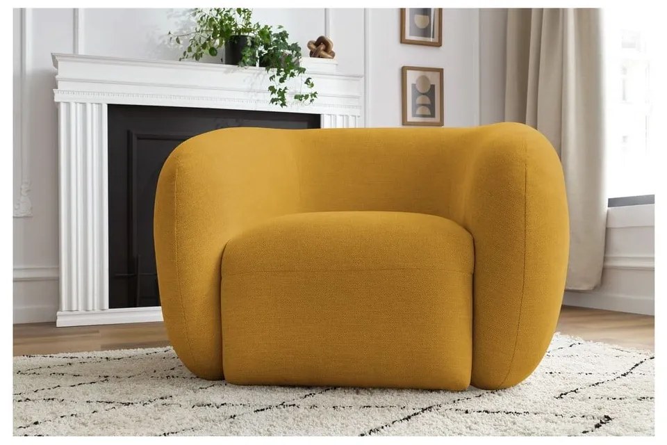 Żółty fotel Celine – Bobochic Paris