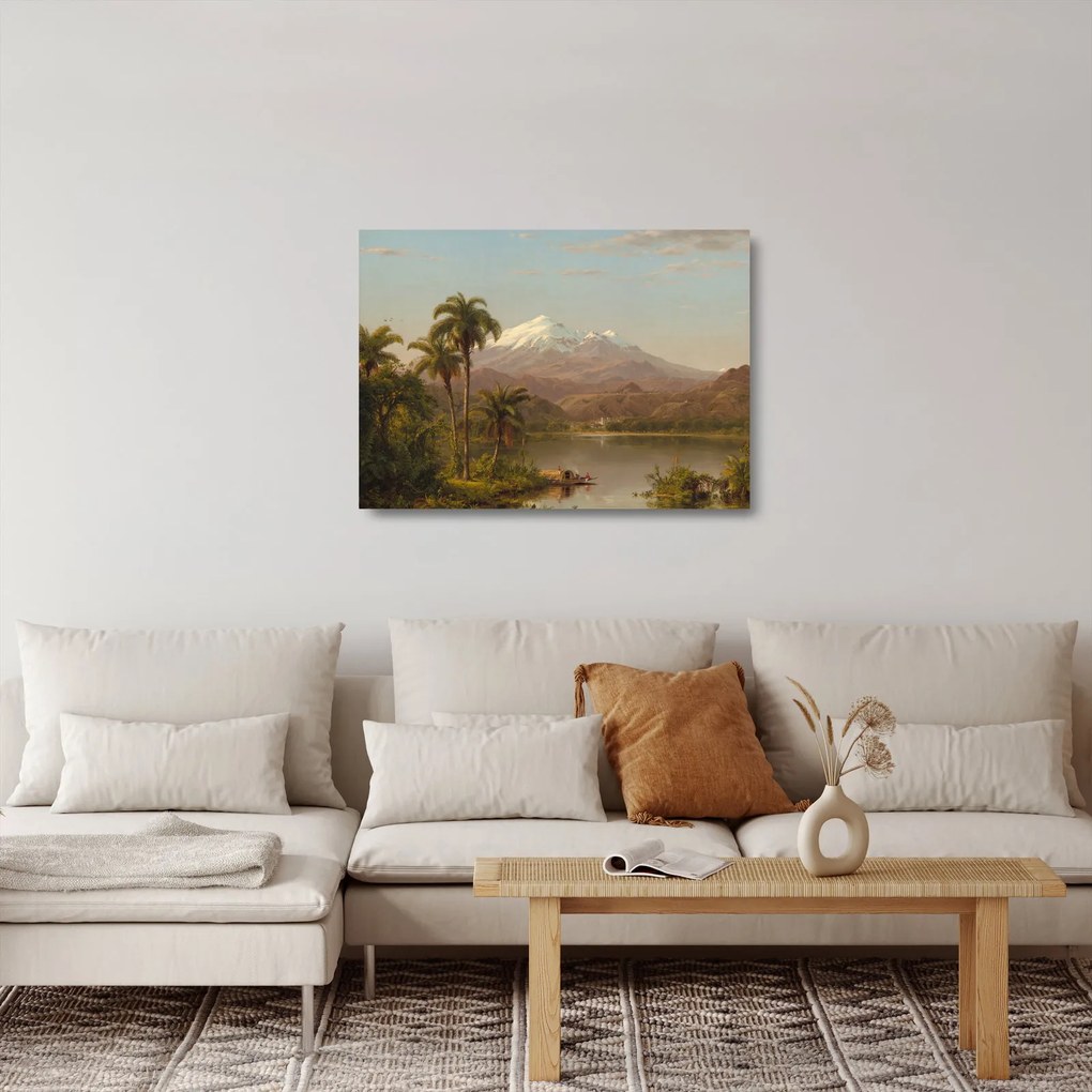 Obraz na szkle - Frederic Edwin Church, Tamaca Palms, reprodukcje (70x50 cm)