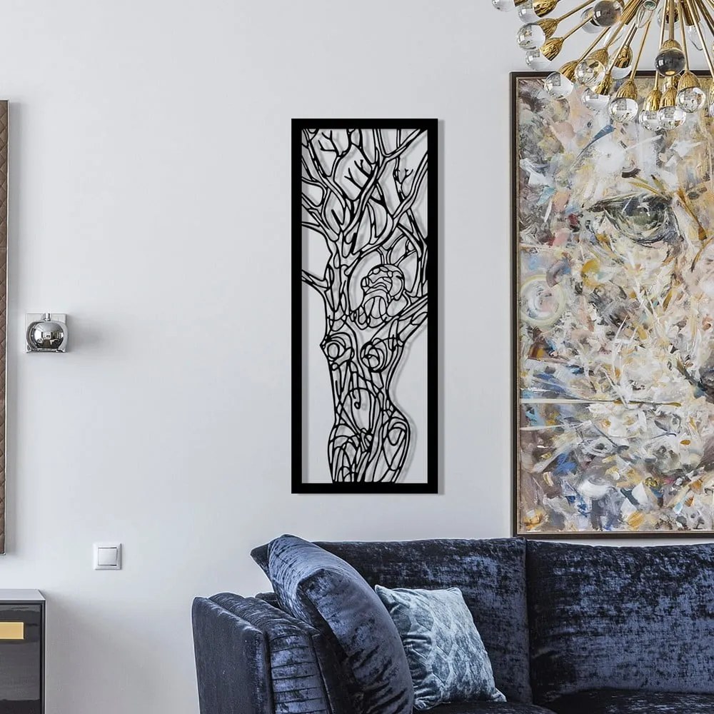 Metalowa dekoracja ścienna 20x51 cm – Wallity