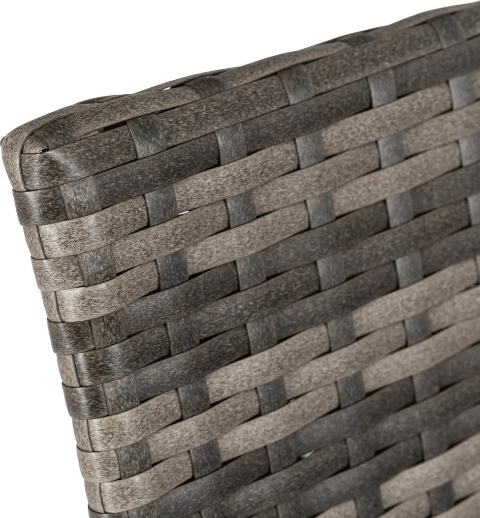 2x Krzesło Ogrodowe CORTO Szare Nowoczesne